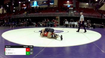 132 lbs Round 4 (8 Team) - Alex Hicken, Lincoln Southeast vs Bracksten Carr, Smith Center