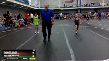 52 lbs Round 7 (8 Team) - Delainie Nguyen, Headhunters vs SAWYER OAKES, Undisputed Wrestling