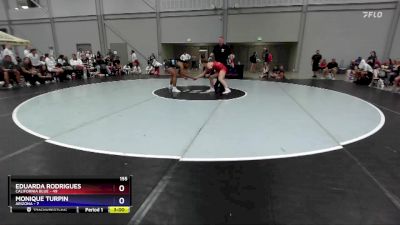 155 lbs Round 2 (8 Team) - Eduarda Rodrigues, California Blue vs Monique Turpin, Arizona