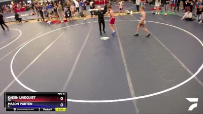 106 lbs Cons. Round 2 - Kaden Lindquist, MN vs Mason Porten, IL