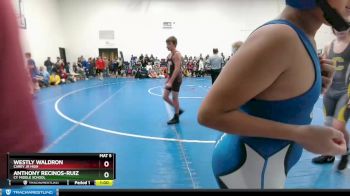 102-104 lbs Round 2 - Anthony Recinos-Ruiz, CY Middle School vs Westly Waldron, Carey Jr High