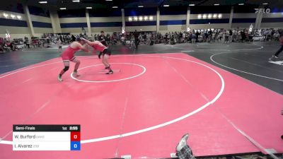 215 kg Semifinal - Wes Burford, Oakdale WC vs Isaac Alvarez, 209 Wr Ac