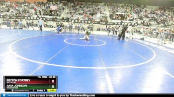 80-88 lbs Cons. Semi - Raya Johnson, Washington vs Peyton Portrey, Big Cat WC