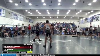 160 lbs Cons. Round 4 - Zachariah Carrera, Santa Ana Wrestling vs Lucas Reza, Servite