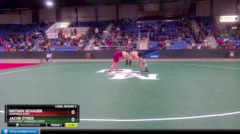 285 lbs Cons. Round 3 - Jacob Dykes, Southwest Minnesota State vs Nathan Schauer, Northern State