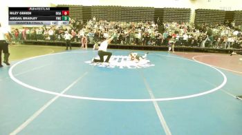 Quarterfinal - Riley Obrien, Byaa vs Abigail Bradley, Fightin Irish Wrestling Club