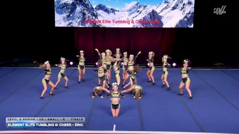 Element Elite Tumbling & Cheer - Zinc [2026 L2 Senior - D2 - Small - B Finals] 2026 The D2 Summit