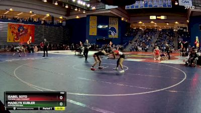 110 lbs Cons. Round 4 - Isabel Soto, Tucson High Magnot vs Madelyn Kubler, Appoquinimink