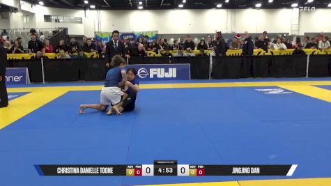 Jingjing Dan vs Christina Danielle Toone 2025 World IBJJF Jiu-Jitsu No-Gi Championship