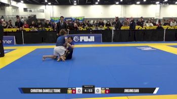 Jingjing Dan vs Christina Danielle Toone 2025 World IBJJF Jiu-Jitsu No-Gi Championship