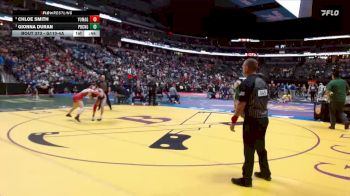 G110-4A 3rd Place Match - Chloe Smith, Yuma Girls vs Gionna Duran, Pueblo Central Girls