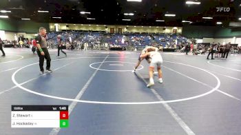 132 lbs Round Of 16 - Zach Stewart, IL vs Jake Hockaday, IN