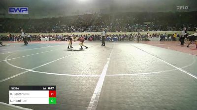 100 lbs Consi Of 16 #1 - Kade Lester, Norman North vs Lakyn Head, Tonkawa