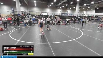 106 lbs Quarterfinal - Bruno Cassioppi, IL vs Brady Harper, IN