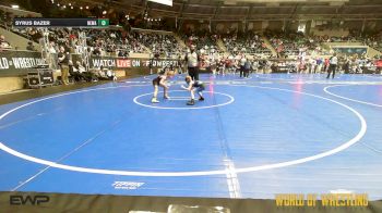 55 lbs Consi Of 16 #1 - Lincoln Walker, Immortal Athletics WC vs Syrus Bazer, Nebraska Wrestling Academy