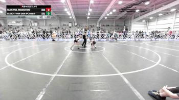 56 lbs Rr Rnd 1 - Maxwel Medeiros, Iron Faith Wrestling vs Elliot Van Der Porten, Knights Wrestling Club