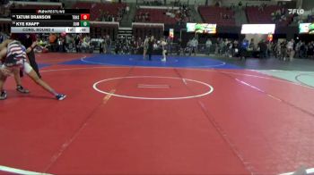 123 lbs Cons. Round 4 - Tatum Branson, Thunder Basin High School vs Kye Knaff, Shepherd Wrestling Club