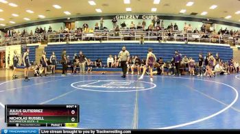 80 lbs Round 3 (4 Team) - Nicholas Russell, Bloomington South vs Julius Gutierrez, Hobart