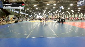 195 lbs Rr Rnd 2 - Jaxon Wright, Patton Trained Blue vs Tim O'Rourke, Shore Thing Surf