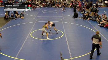 132 lbs 1st Place Match - Dylan Newman, Falconer vs Thandon Bensink, Chautauqua Lake