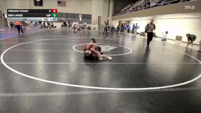 105 lbs Finals (8 Team) - Tristan Tovar, Pine Island vs Ben Lange, LARP
