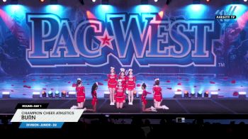 Champion Cheer Athletics - Burn [2025 L1 Junior - D2 Day 1] 2025 PacWest Grand Nationals