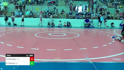 95 lbs Quarterfinal - Rowan Kennedy, Georgia vs Brayden Sharpe, Georgia