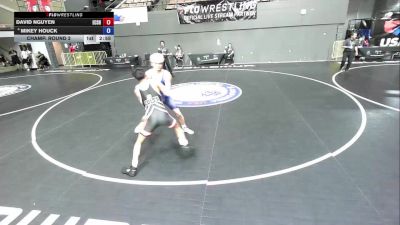 150 lbs Champ. Round 2 - David Nguyen, El Camino SSF High School Wrestling vs Mikey Houck