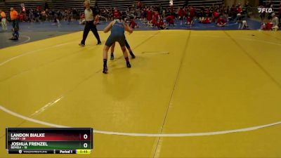 215 lbs Semis (4 Team) - Landon Bialke, Foley vs Joshua Frenzel, Bemidji