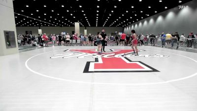 110 lbs Cons. Quarters - Dakota Harris, Hurricane Wrestling Academy vs Jacqueline Penaloza, MoWest Championship Wrestling