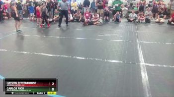 56 lbs Round 8 (10 Team) - Hayzen Rittenhouse, Georgia United vs Carlos Rios, Gate Keepers Athletics