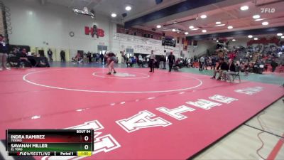 105 lbs Champ. Round 2 - Indra Ramirez, Tesoro vs Savanah Miller, El Toro