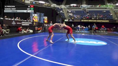 197 lbs Prelim - AJ Frescura, North Central (IL) vs Samuel West, Central (IA)