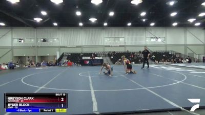 145 lbs Placement Matches (8 Team) - Greyson Clark, Wisconsin vs Ryder Block, Iowa