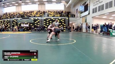 165 lbs Semifinal - Matt Galemmo, GREEN vs Elijah Johnston, WOODRIDGE