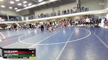 92 lbs 2nd Wrestleback (16 Team) - Line Nau Rarick, Westlake vs Mylzee Barber, Team Prestige