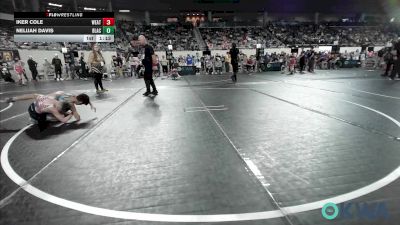80 lbs Round Of 32 - Iker Cole, Weatherford Youth Wrestling vs Nelijah Davis, Black Fox Wrestling