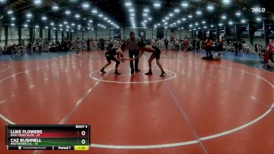 115 lbs Rd# 4- 2:00pm Friday Final Pool - Luke Flowers, East Coast Elite vs Caz Bushnell, Westshore D.S.