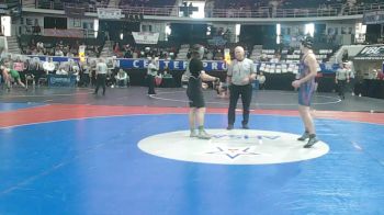 5A 165 lbs Quarterfinal - Colton Norris, Montevallo vs Noah Jackson, Elberta HS