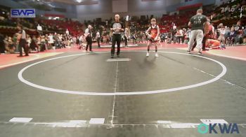 80 lbs Round Of 16 - Fysher Harris, Pawhuska Elks Takedown vs Isaac Anderson, Claremore Wrestling Club