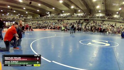 185 lbs Semifinal - Noah Zumalt, Willard Youth Wrestling Club-AAA vs Bentlee Taylor, Lawson Youth Wrestling Club-AA