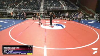 58 lbs 2nd Place Match - Trenten Allemand, Wyoming Unattached vs Jett Plant, Top Of The Rock Wrestling Club