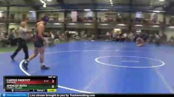 165 lbs Champ. Round 1 - Carter Proffitt, Wartburg vs Spencer Roth, Cornell College