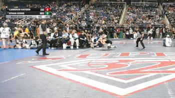 3A 113 lbs Cons. Semi - Ethan Goins, North Wilkes High School vs Cameron Hayden, East Surry High School