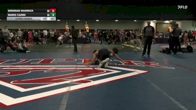 175 lbs Consolation - Brennan Warwick, OH vs Mario Carini, CA