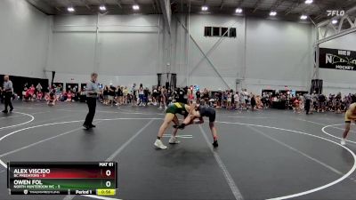 106 lbs Round 3 (8 Team) - Alex Viscido, BC Predators vs Owen Fol, North Hunterdon WC