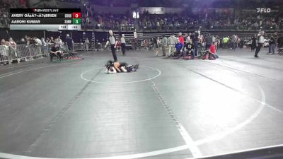 95 lbs Round Of 16 - Avery OÃ¢â?¬â?¢Brien, Cordoba Trained vs Aarohi Kumar, Somerville