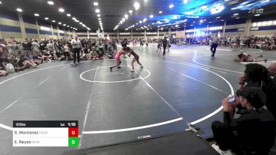 101 lbs Round Of 16 - Sienna Montanez, Pounders WC vs Elexa Reyes, Nevada