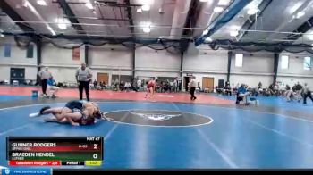 157 lbs Cons. Semi - Gunner Rodgers, Upper Iowa vs Braeden Hendel, Luther