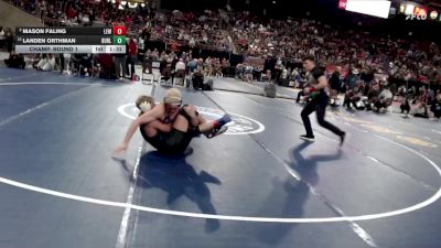 5A 157 lbs Champ. Round 1 - Landen Orthman, Burley vs Mason Faling, Lewiston